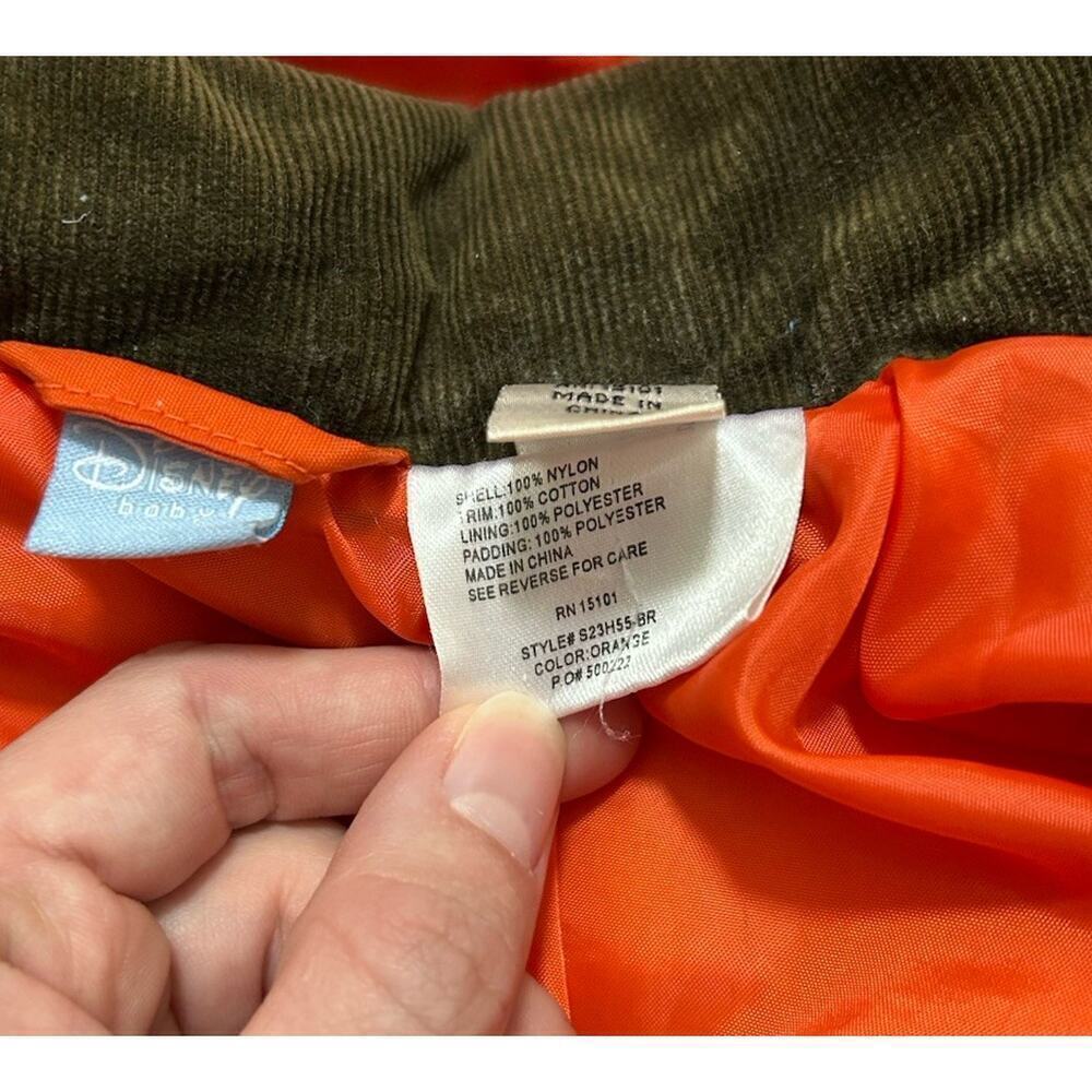 Vintage Winnie The Pooh Tigger Baby Winter Coat Jacket Orange 3-6 Months - Picture 5 of 7